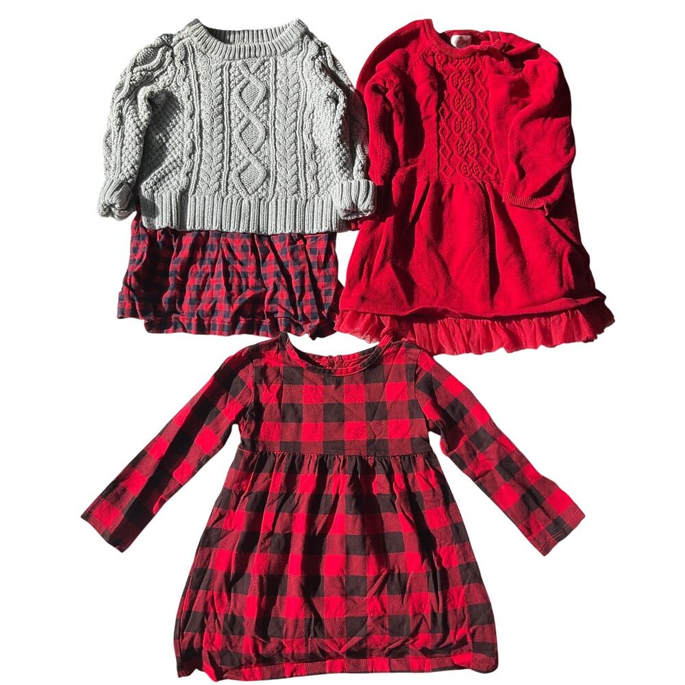 Wonder Nation | Baby Gap Bundle Clothes Baby Girl 18M 2T Red Dresses Holidays